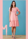 Pink Colour MAHIRA WESTERN Fancy Stylish Party Wear Imported Chiffon One Piece Designer Collection MAHIRA 01